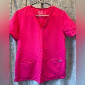 Hot pink FIG scrubs